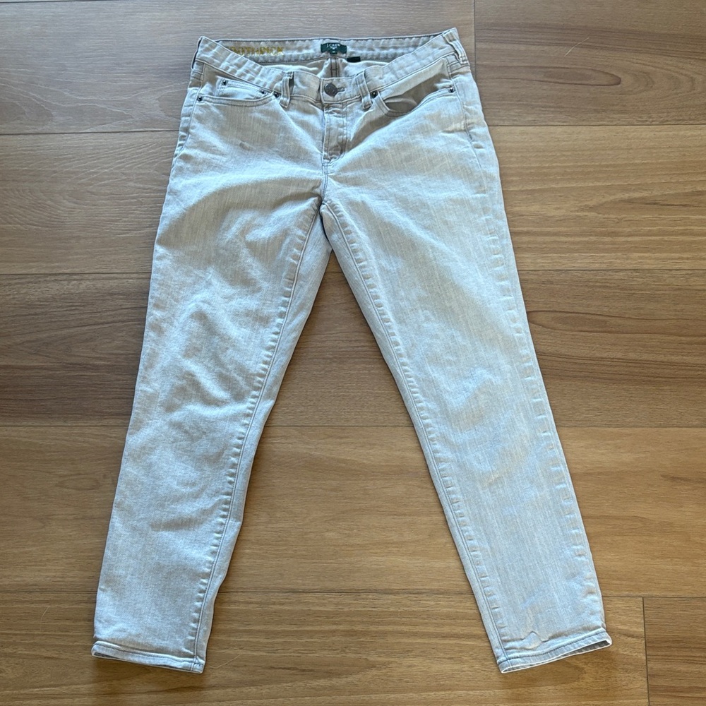 J. Crew Women's Soft Gray Ankle Jeans